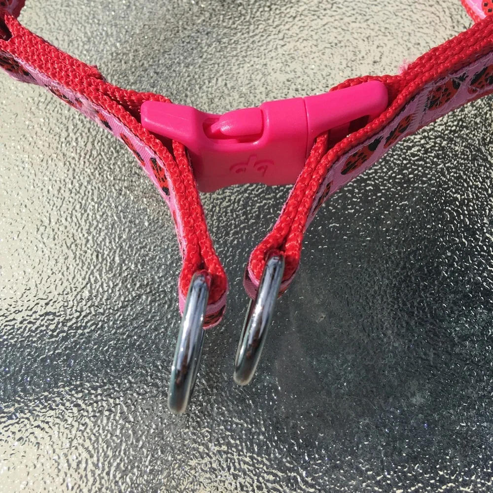 Blueberry Pet Ladybug Dog Harness - Pink and Red NWOT - Chest = 26”
